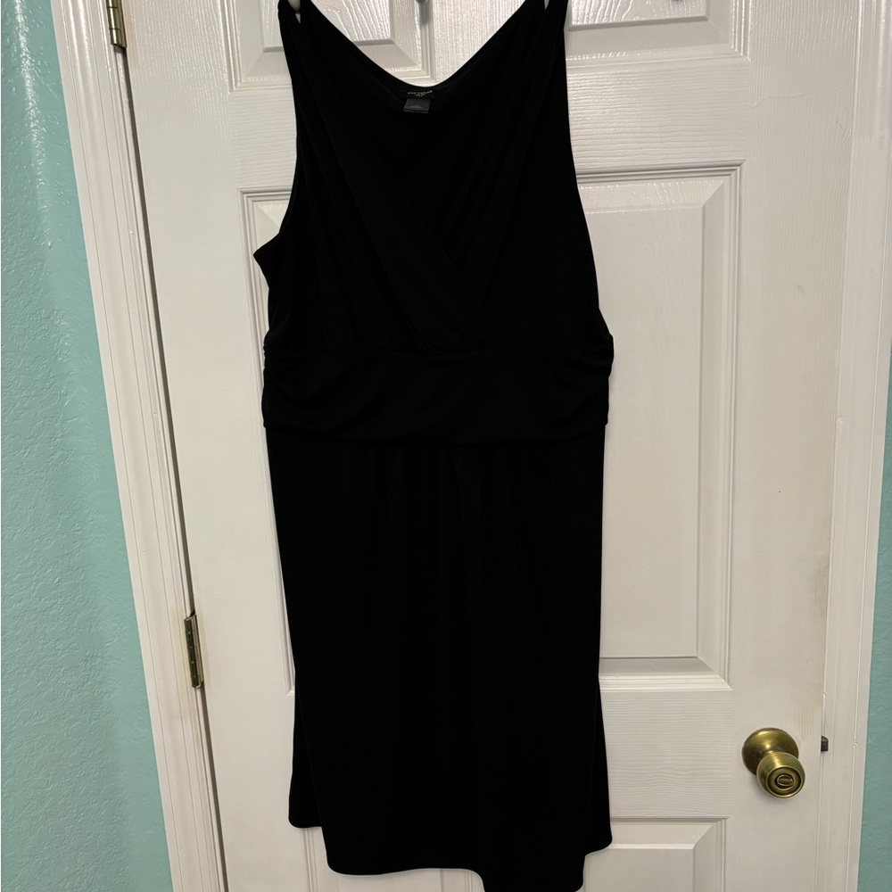 Elegant Black Sleeveless Dress - Ann Taylor